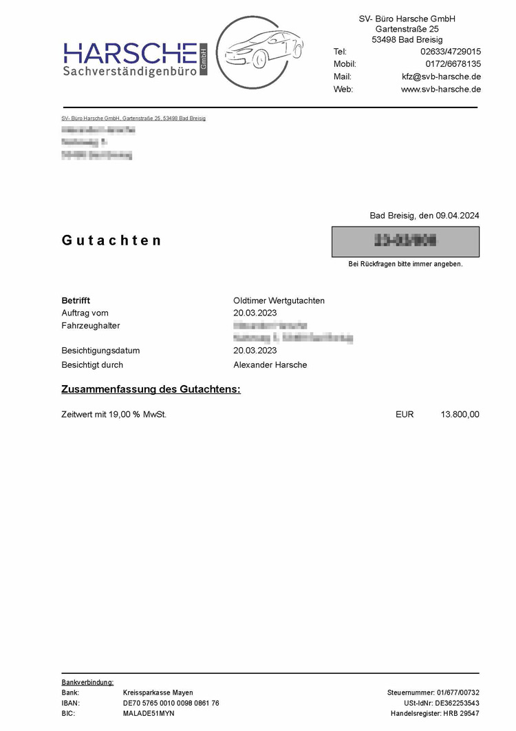 Wertgutachten